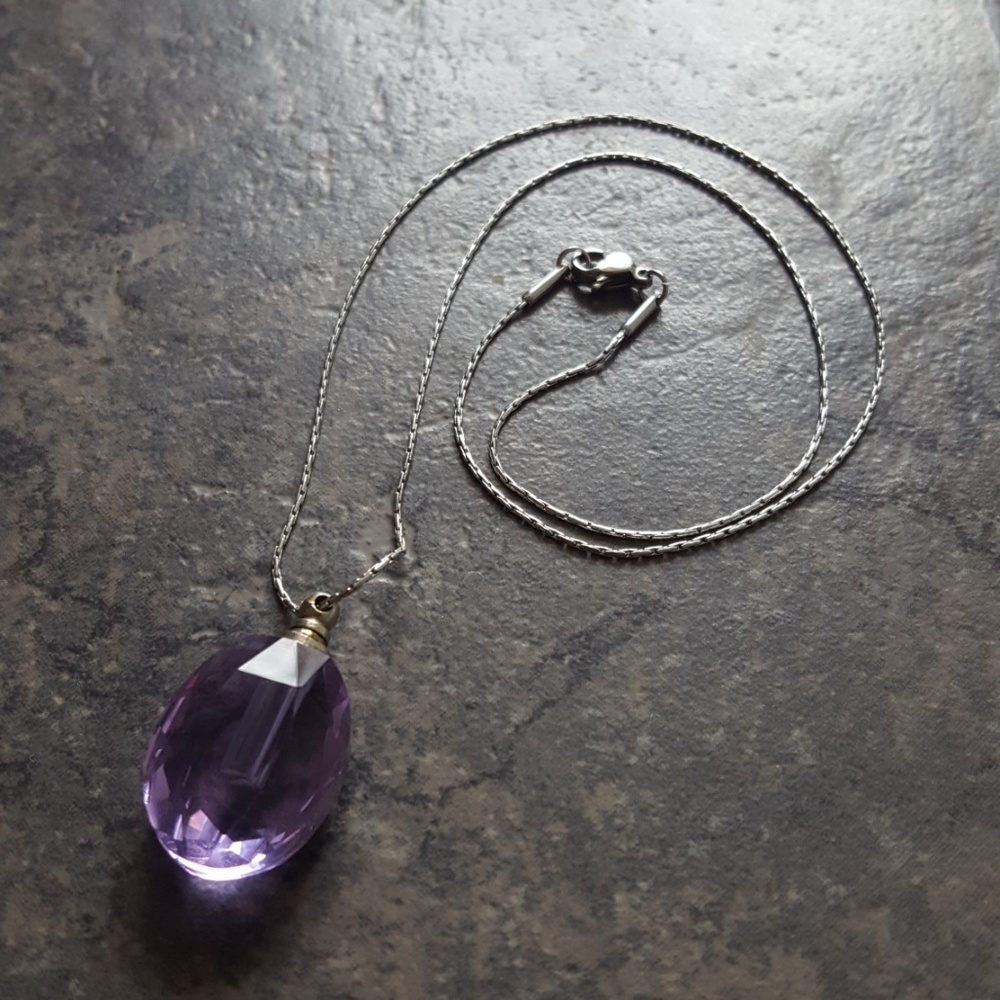 Purple Pendant Necklace